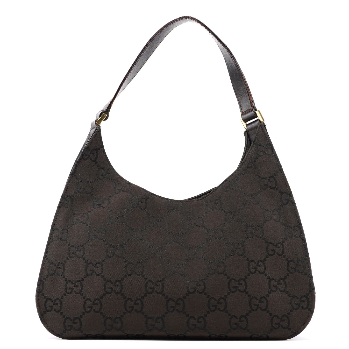 93154 Brown GG Hobo Shoulder Bag