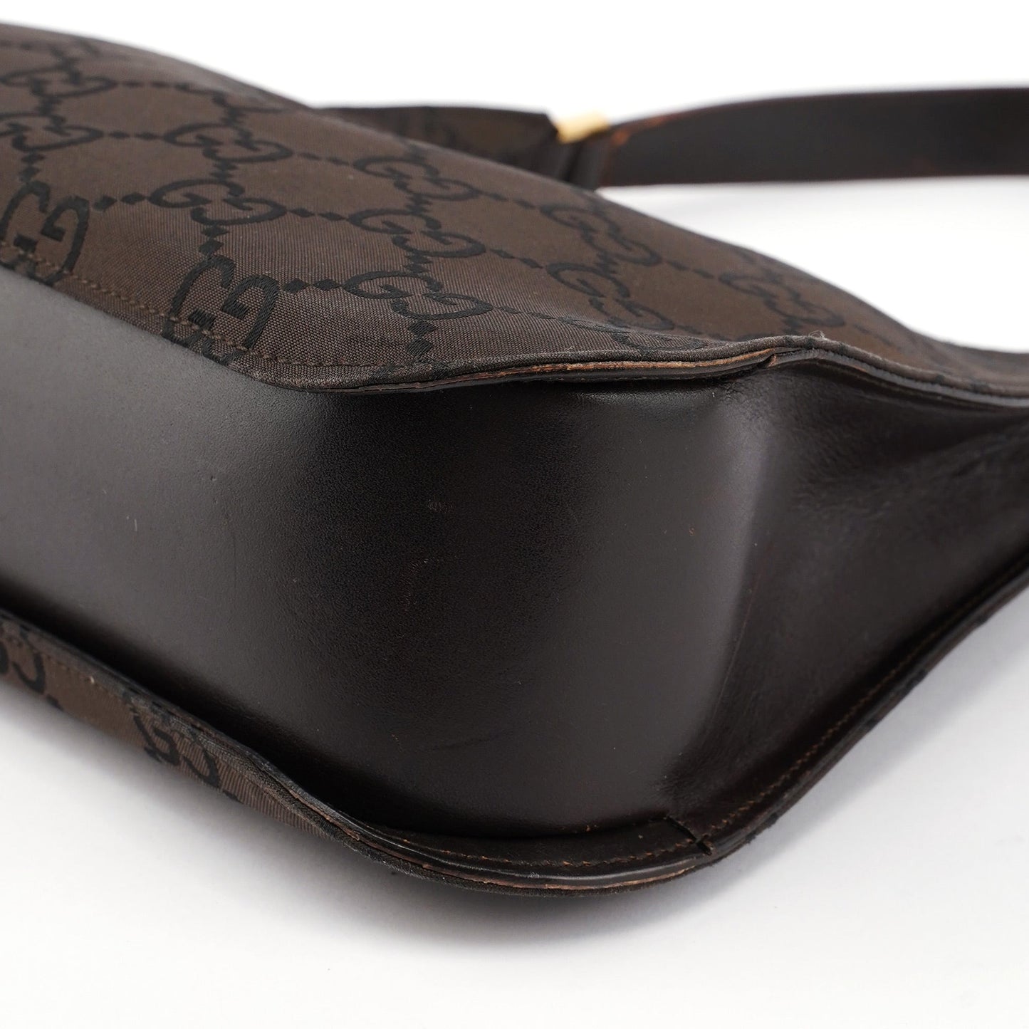 93154 Brown GG Hobo Shoulder Bag