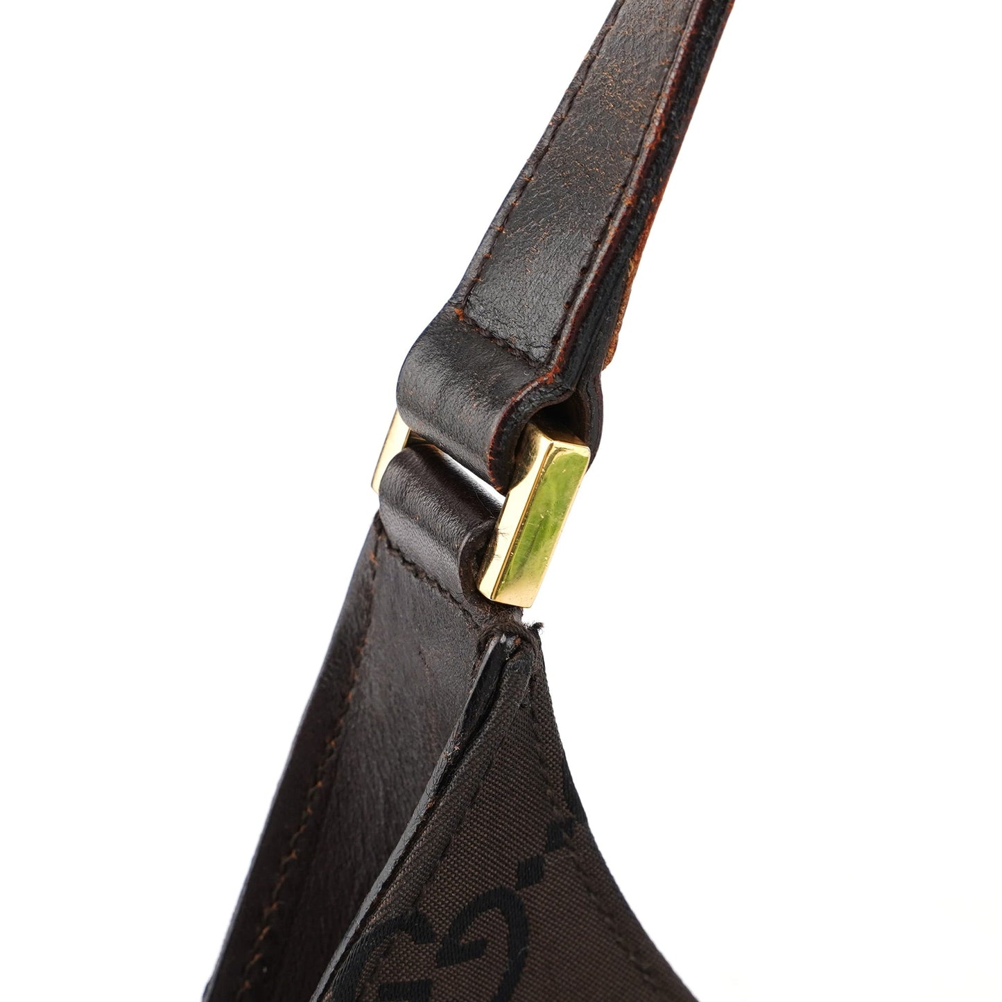 93154 Brown GG Hobo Shoulder Bag