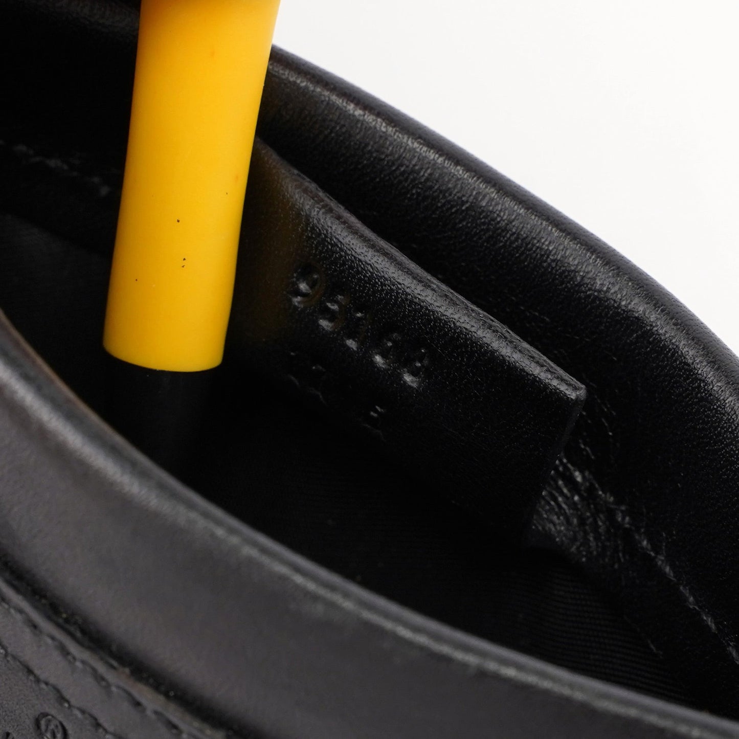 95168 Black Canvas Leather Tote