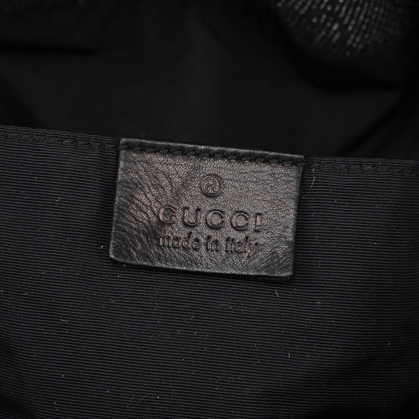 Anthracite Denim GG Bamboo Bag