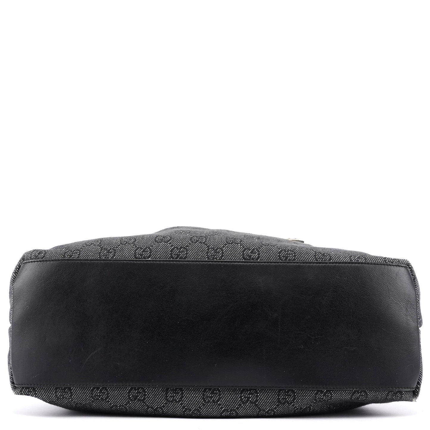 Anthracite Denim GG Bamboo Bag