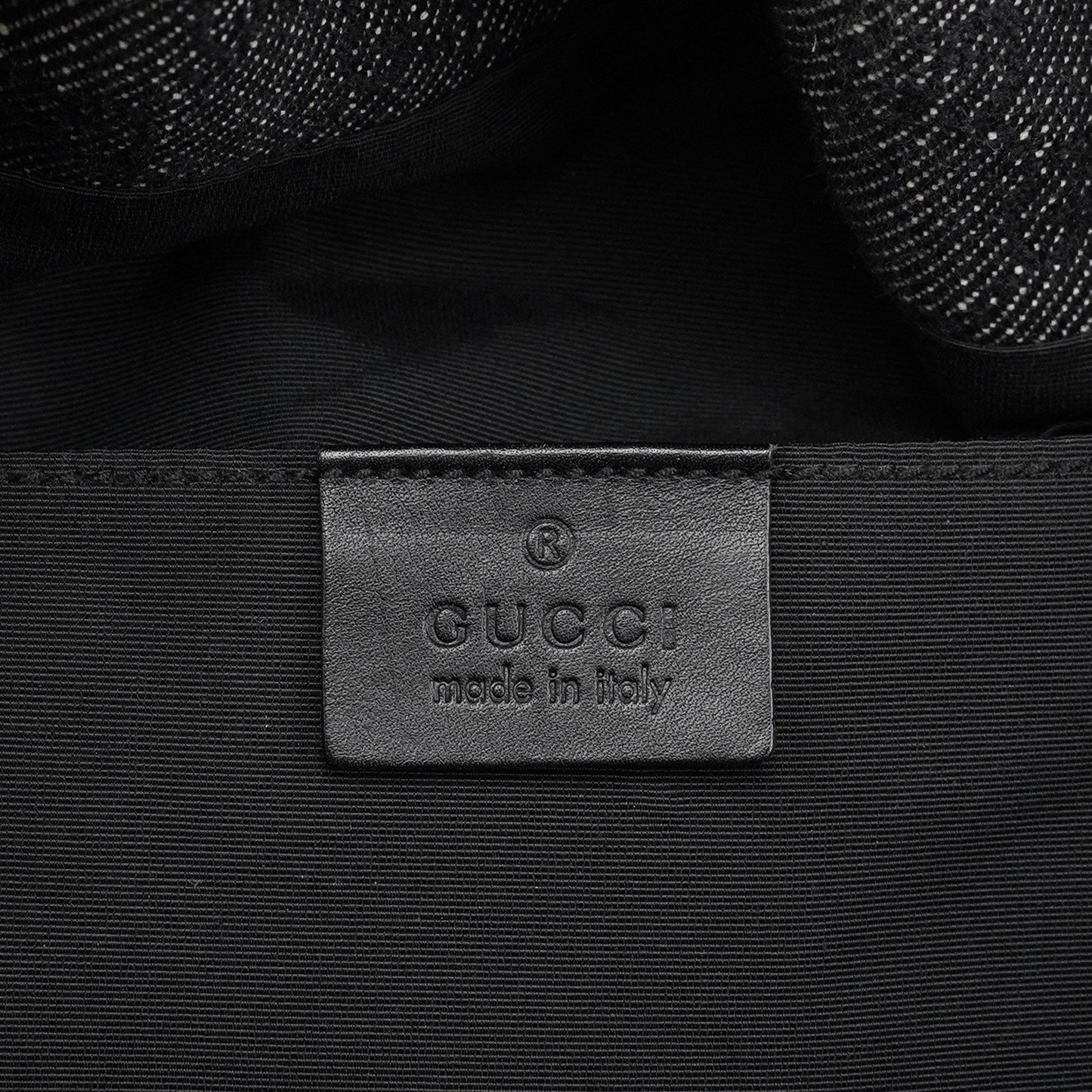 Anthracite Denim GG Bamboo Bag