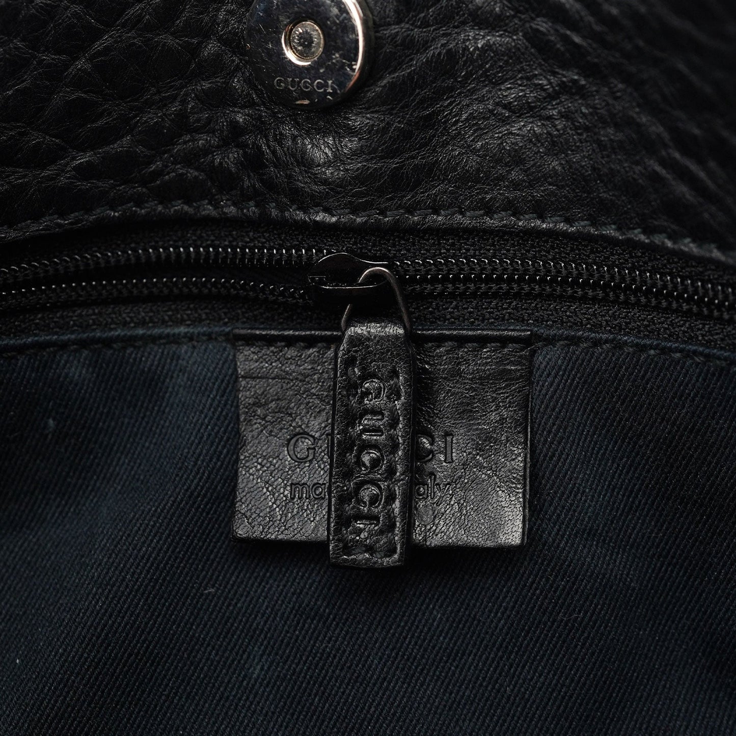Anthracite Denim GG Horsebit Tote Bag