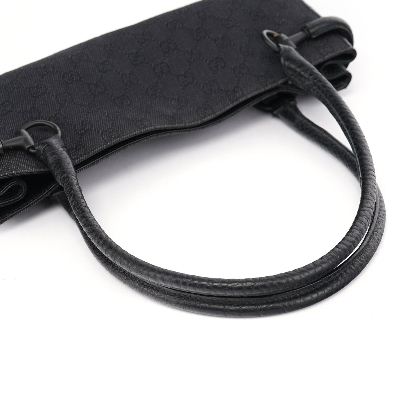 Anthracite Denim GG Horsebit Tote Bag