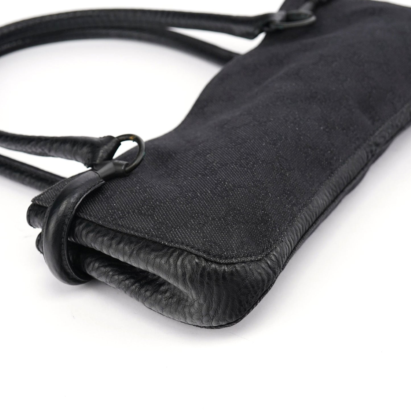 Anthracite Denim GG Horsebit Tote Bag