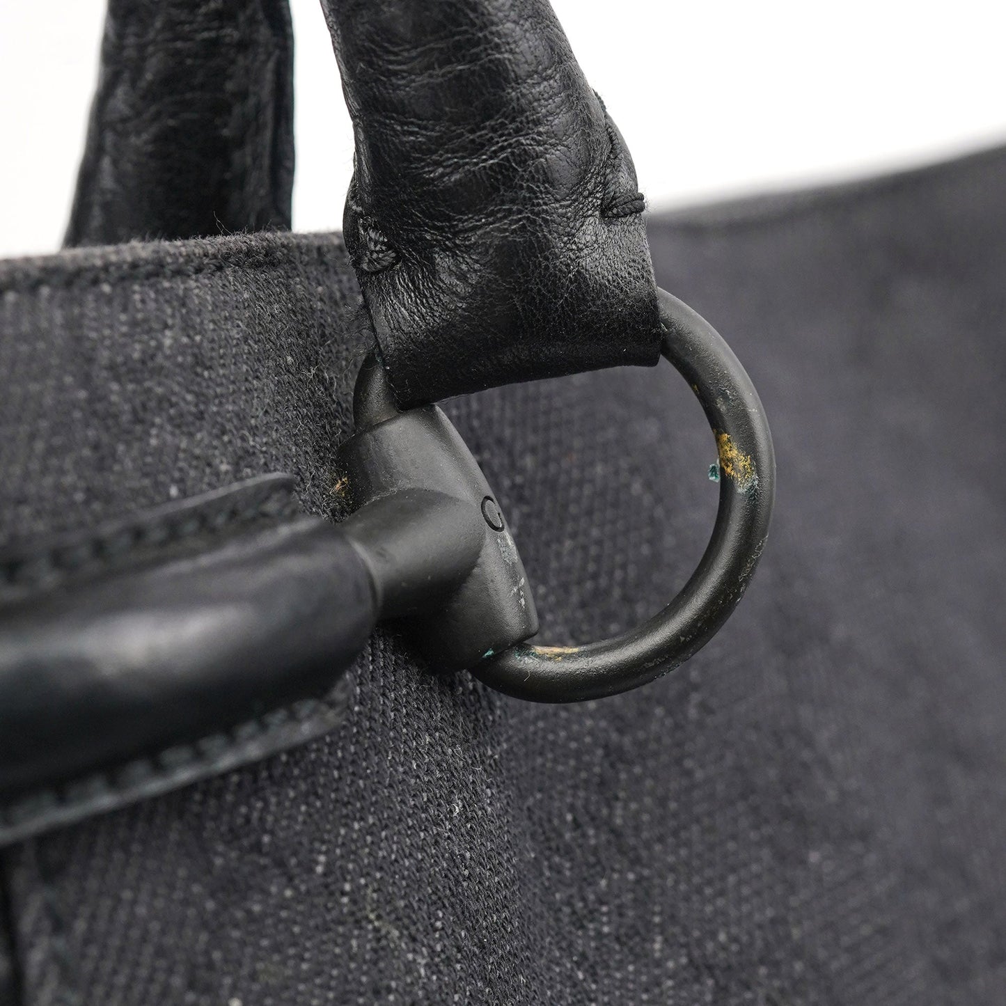 Anthracite Denim GG Horsebit Tote Bag