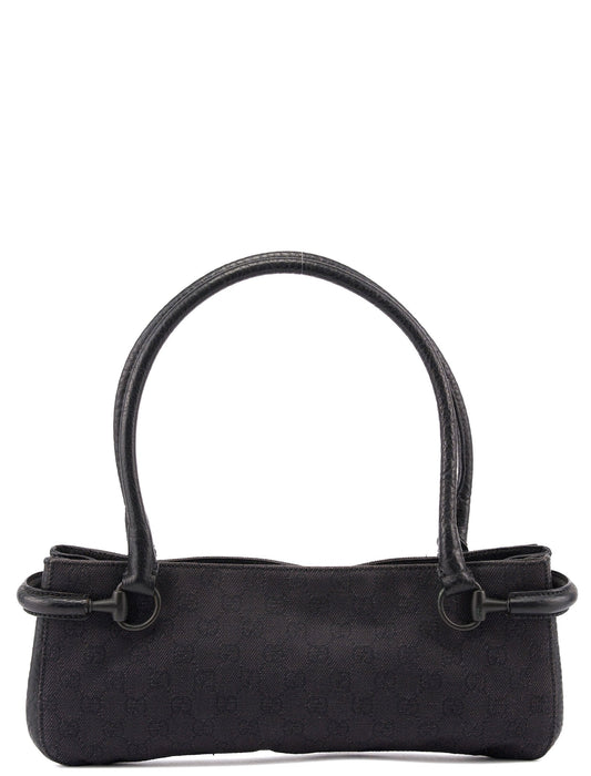Anthracite Denim GG Horsebit Tote Bag