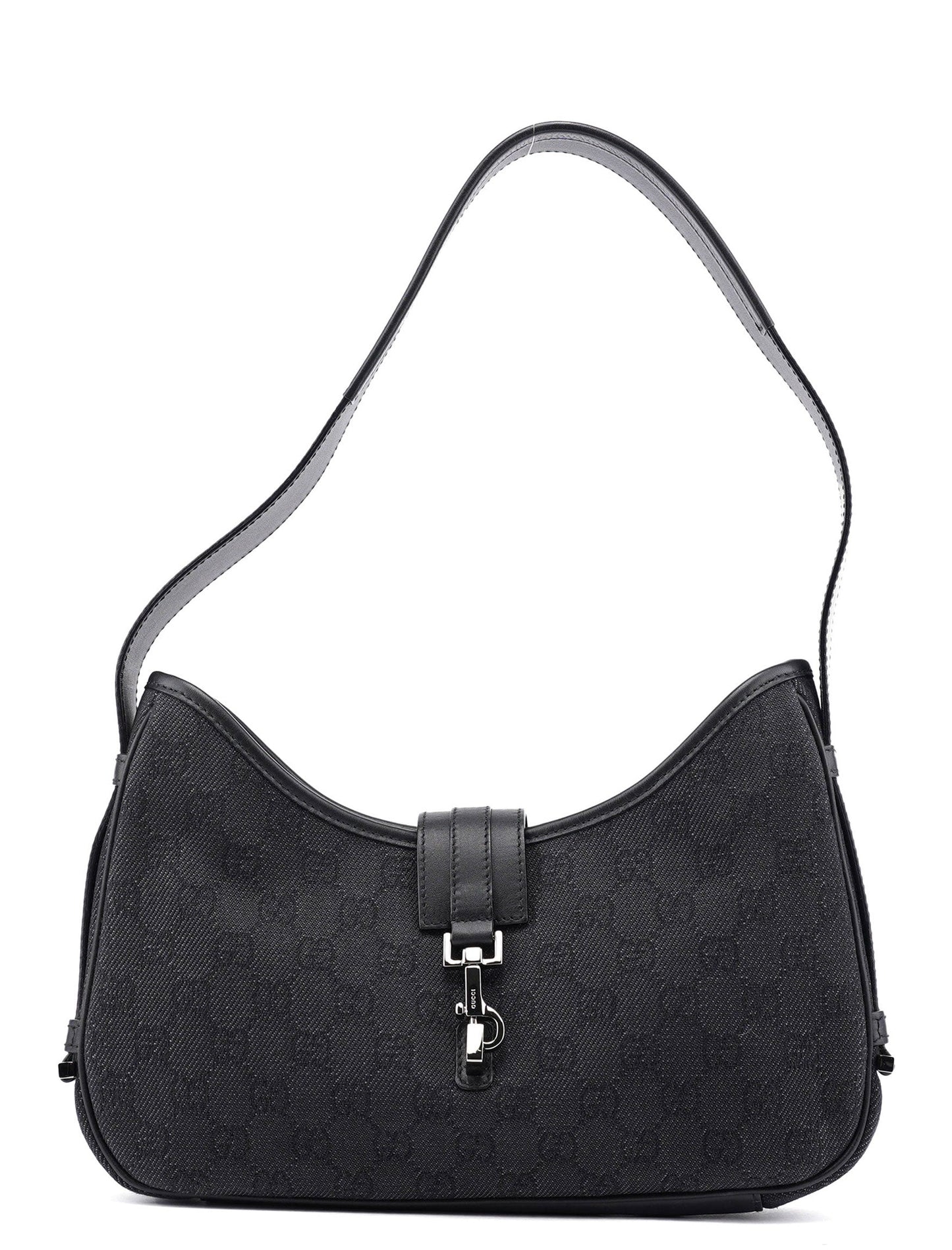 Anthracite Denim GG Jackie Shoulder Bag