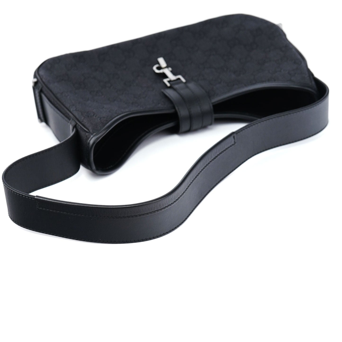 Anthracite Denim GG Jackie Shoulder Bag