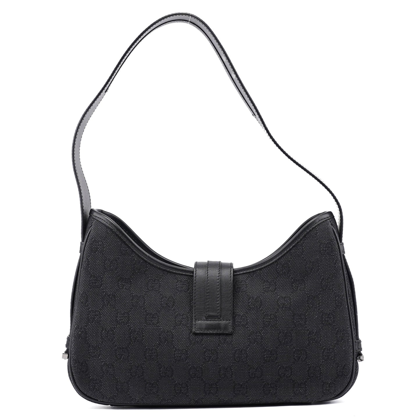 Anthracite Denim GG Jackie Shoulder Bag