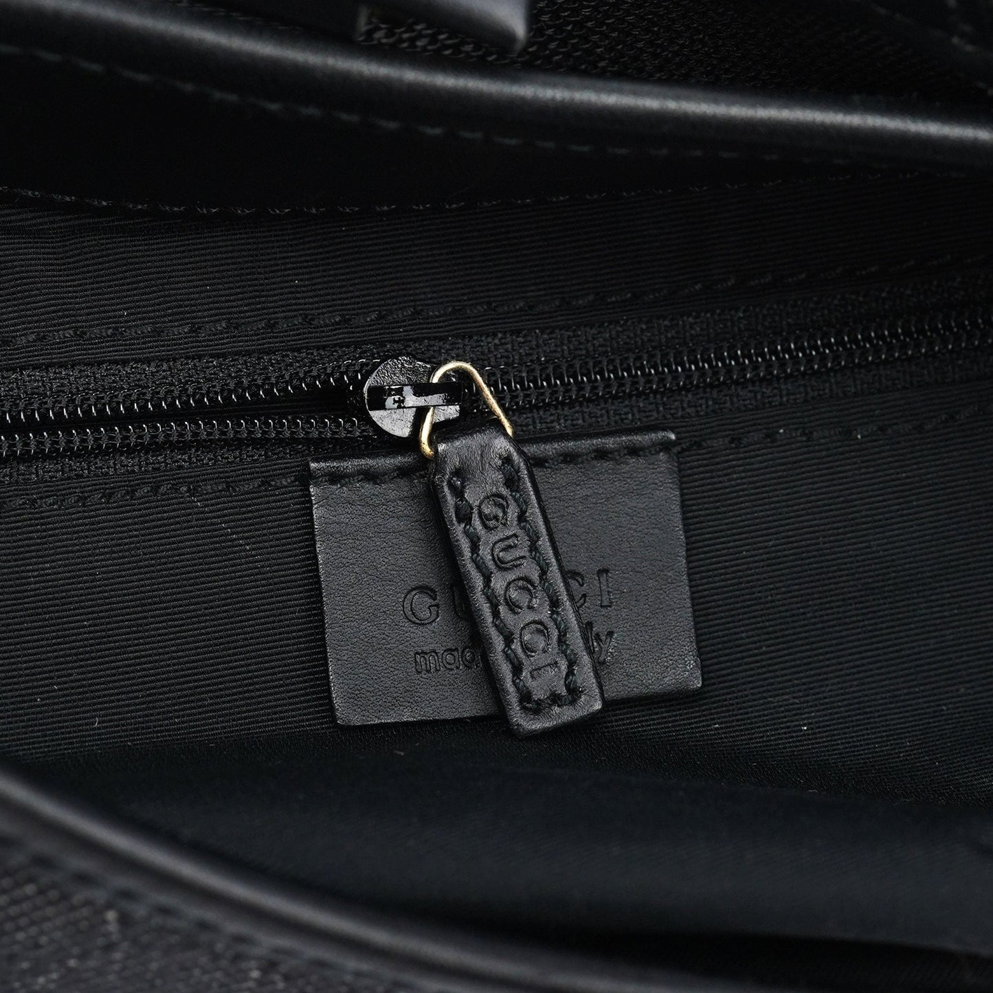 Anthracite Denim GG Jackie Shoulder Bag