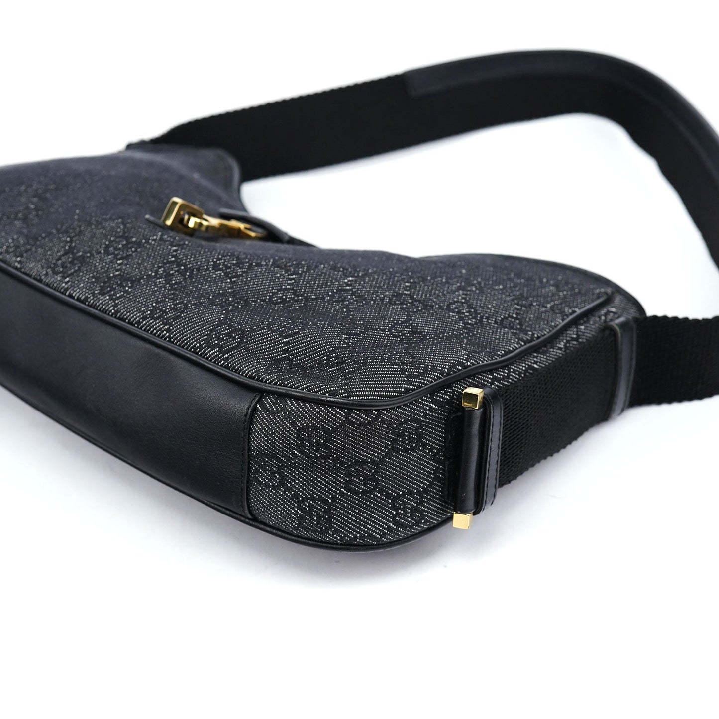 Anthracite Denim GG Jackie Shoulder Bag
