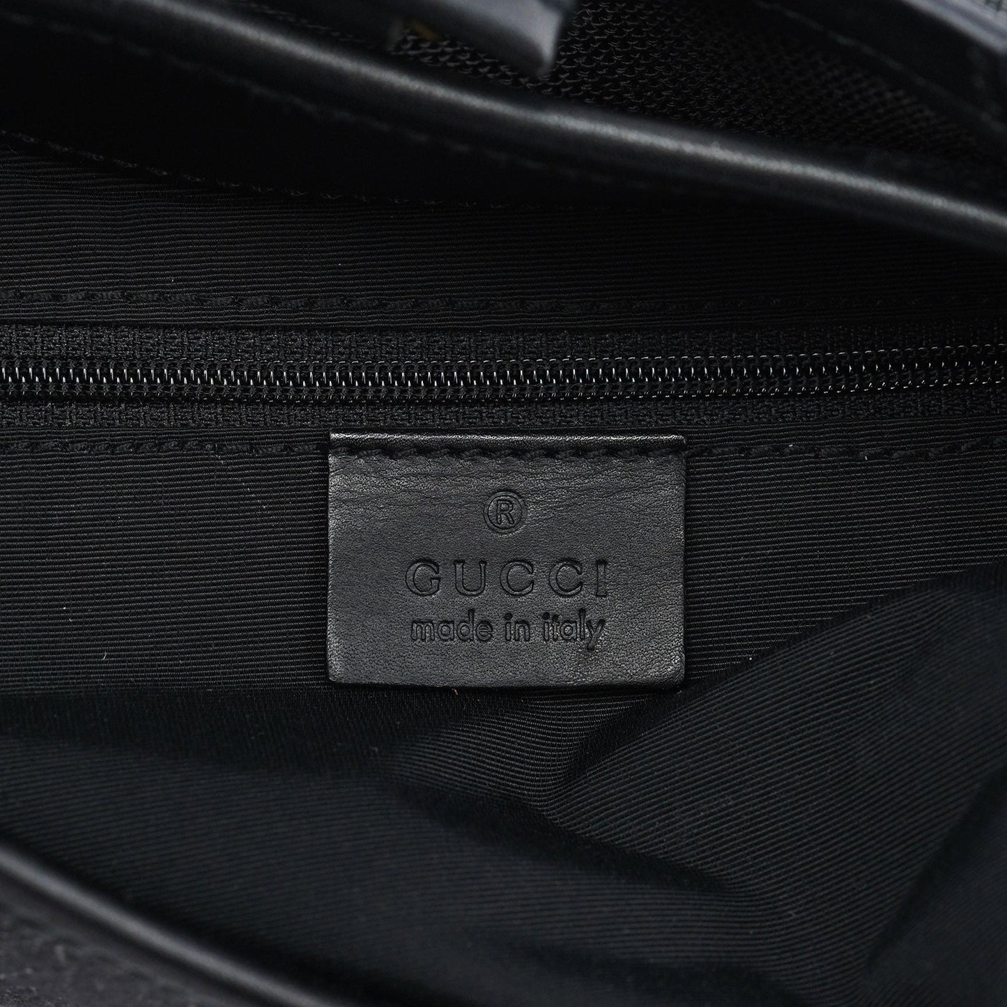 Anthracite Denim GG Jackie Shoulder Bag