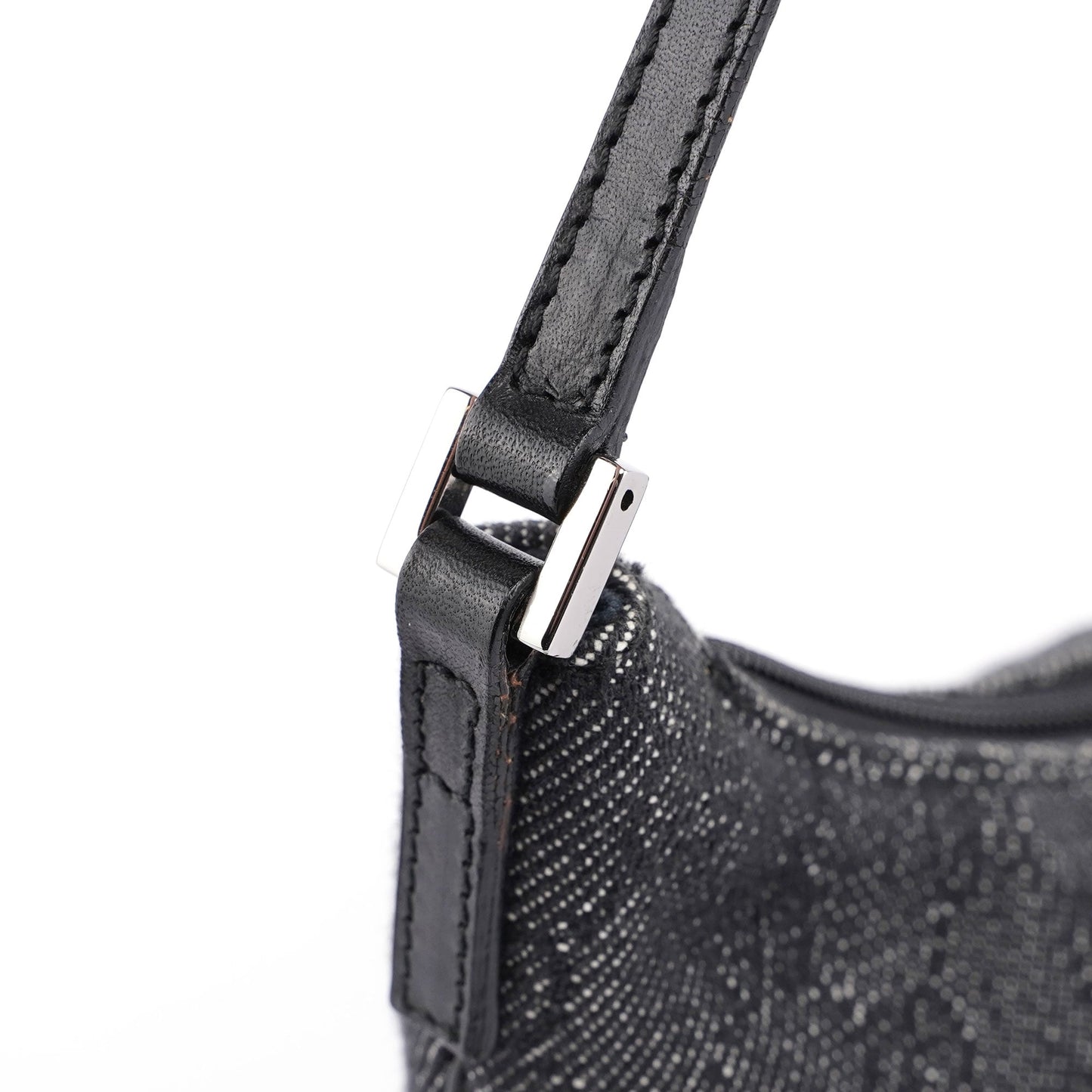 Anthracite Denim GG Shoulder Bag