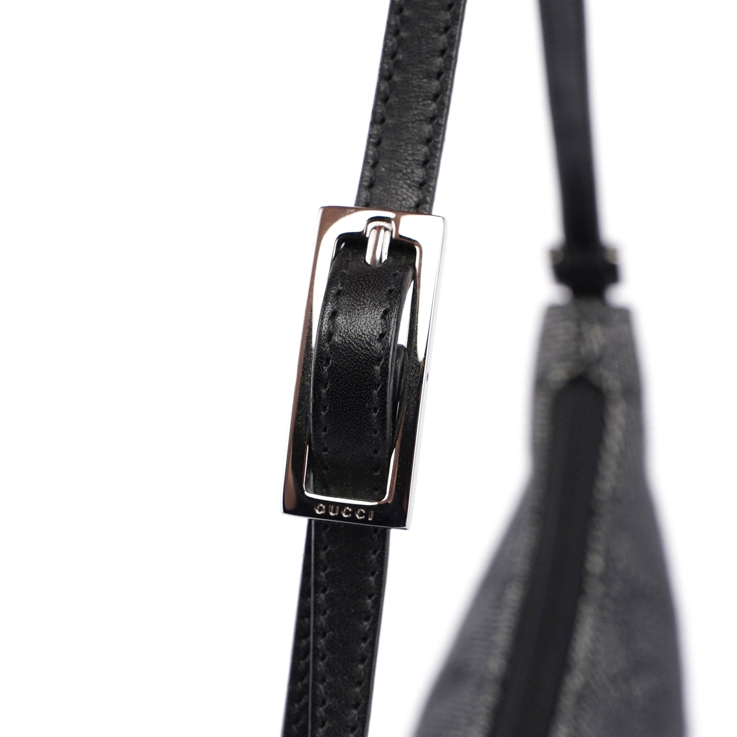 Anthracite Denim GG Shoulder Bag