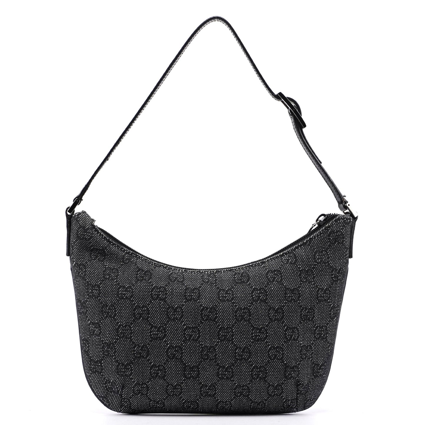 Anthracite Denim GG Shoulder Bag
