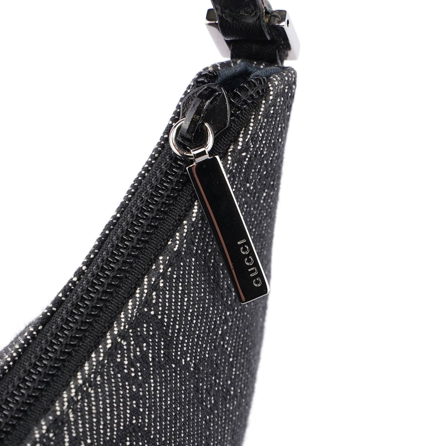 Anthracite Denim GG Shoulder Bag