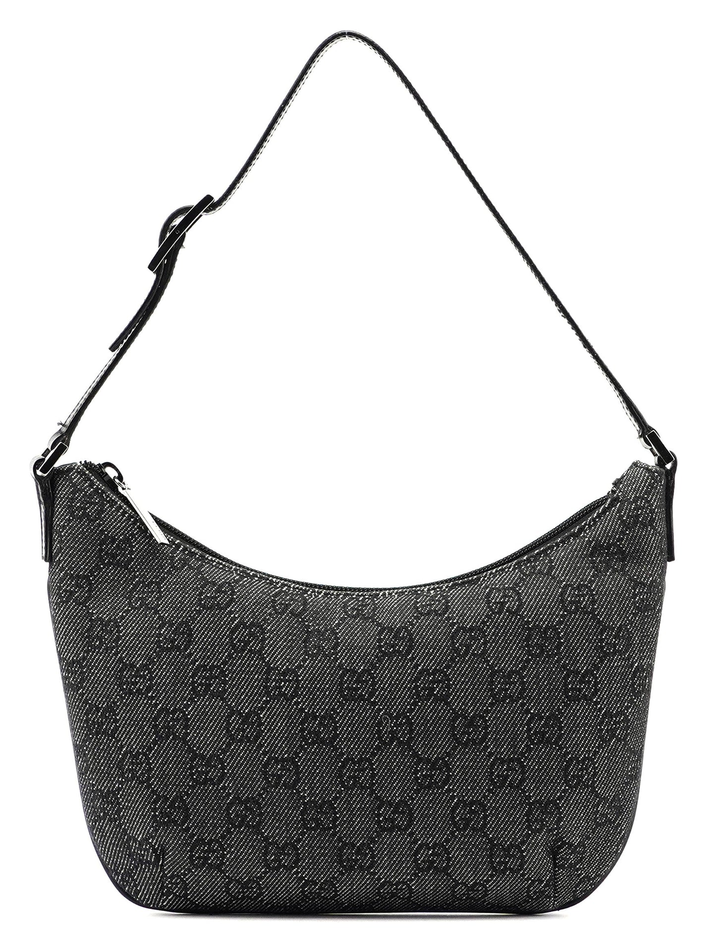 Anthracite Denim GG Shoulder Bag