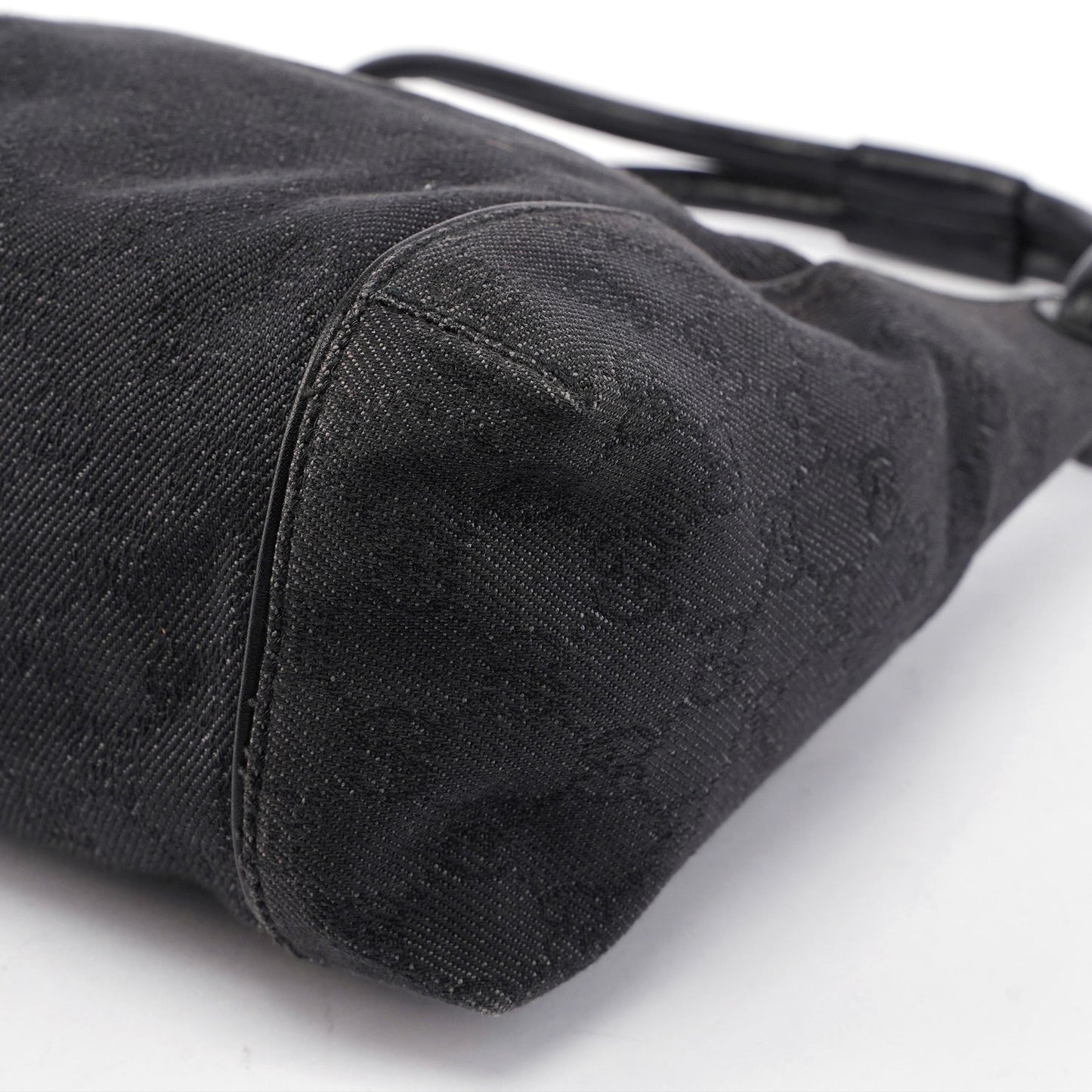 Anthracite Denim GG Shoulder Bag