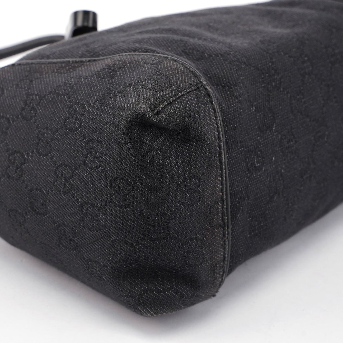 Anthracite Denim GG Shoulder Bag