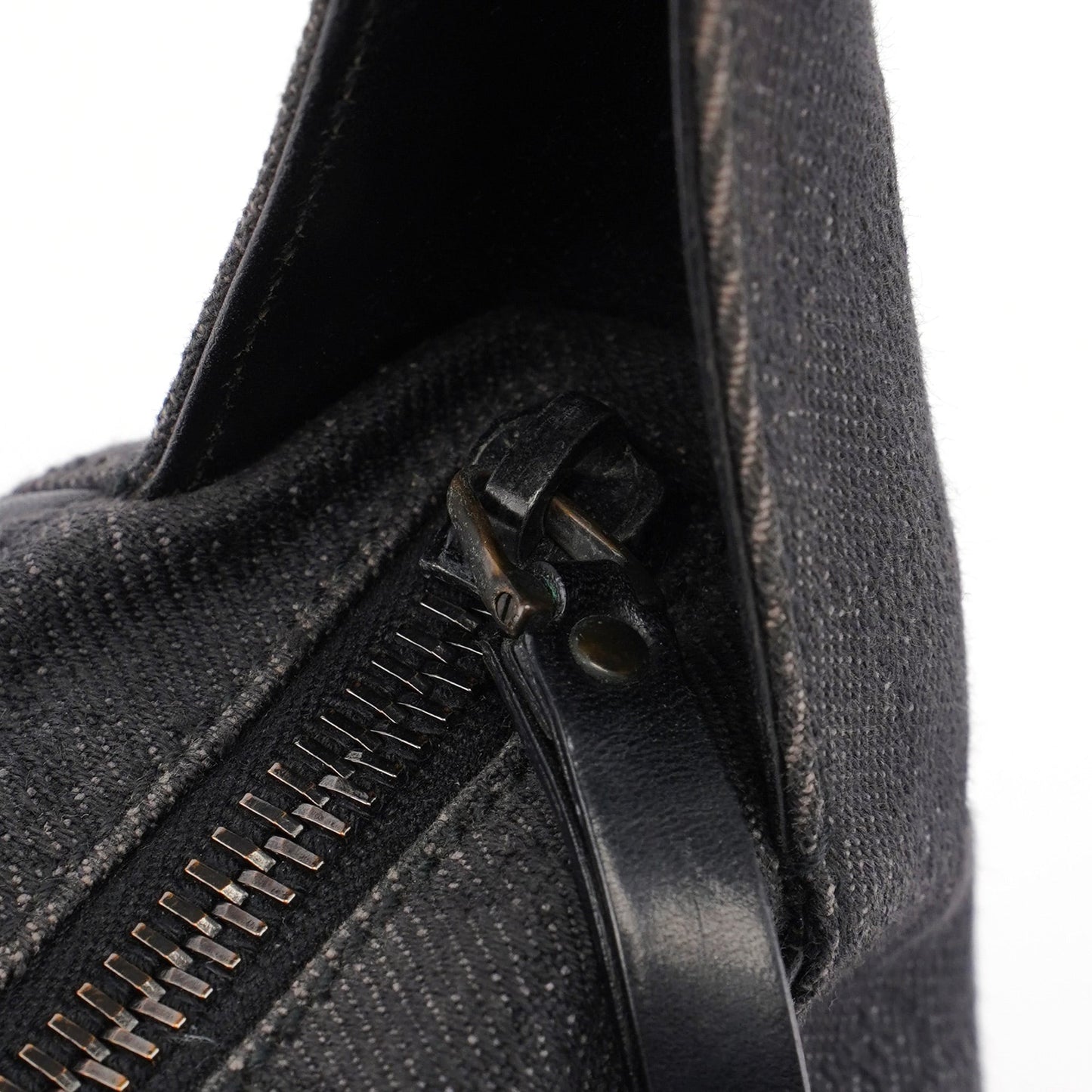 Anthracite Denim GG Shoulder Bag