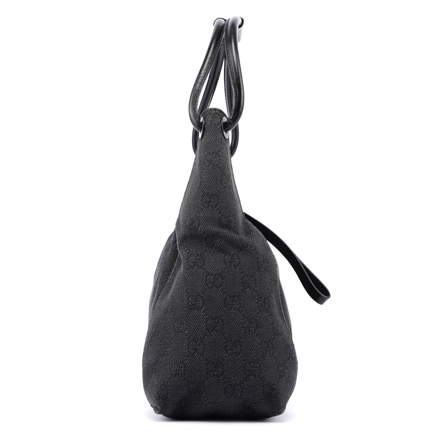 Anthracite Denim GG Shoulder Bag