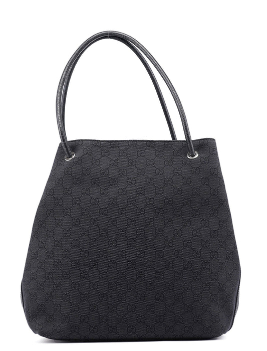 Anthracite Denim GG Tote Bag