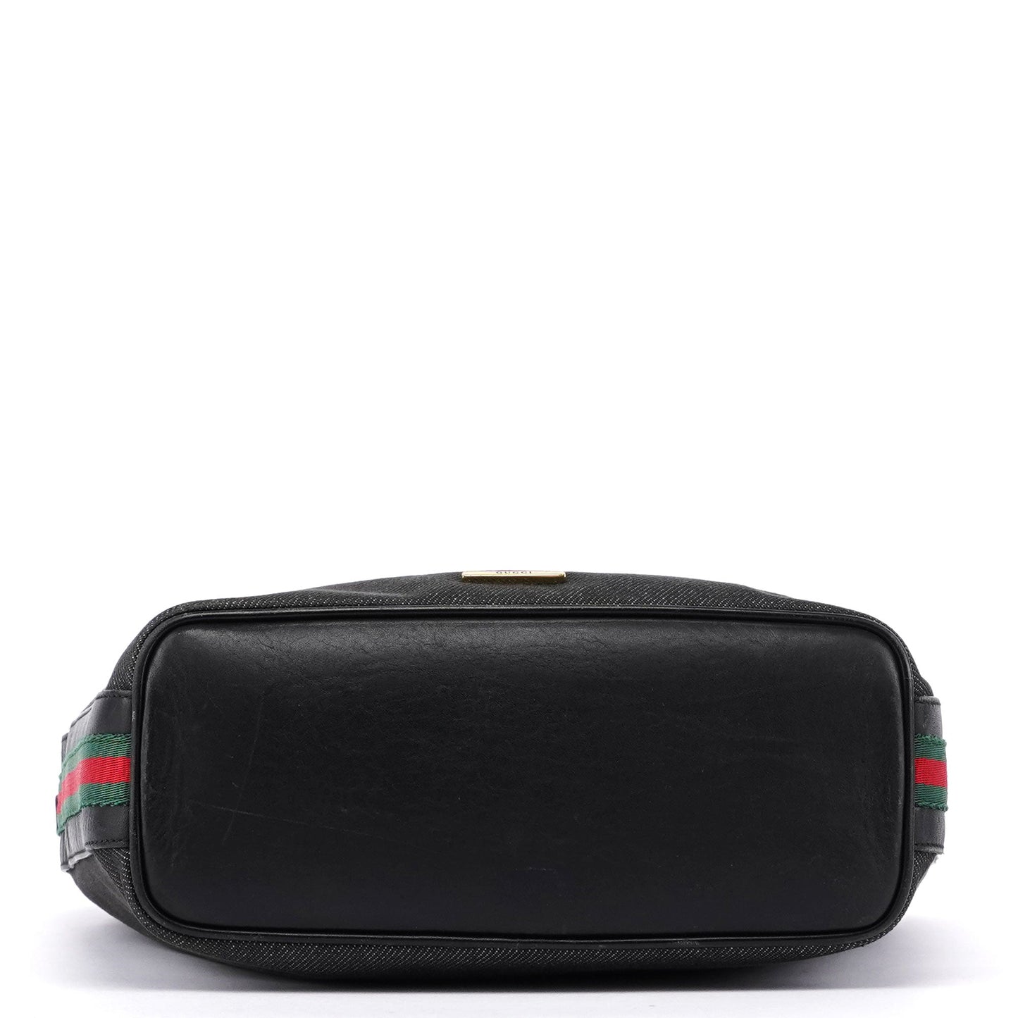 Anthracite Denim V Hobo Bag