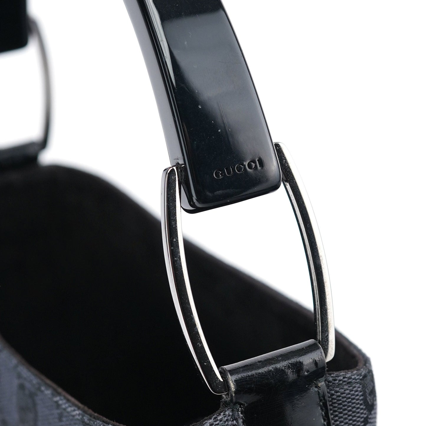 Anthracite GG Plastic Bucket Bag