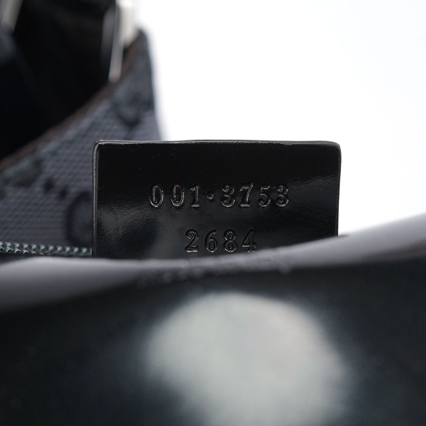 Anthracite GG Plastic Bucket Bag