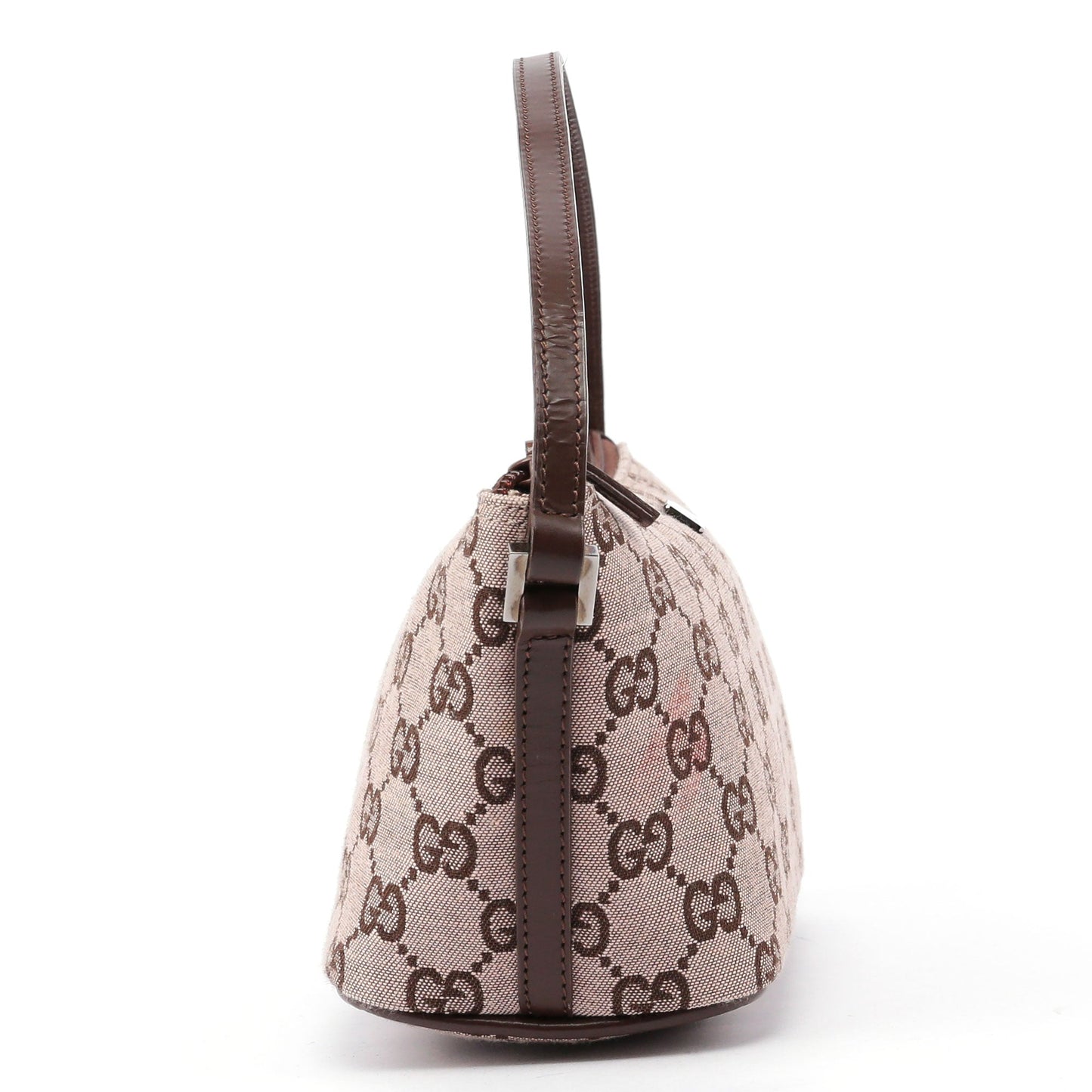 Beige Brown GG Boat Pochette