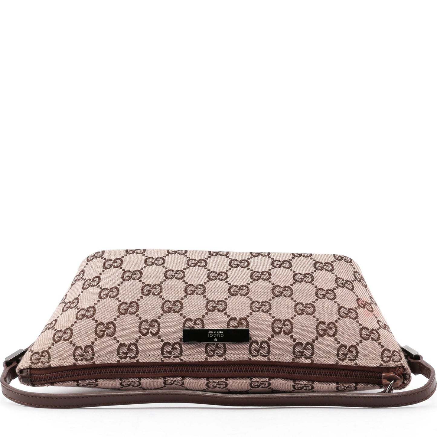 Beige Brown GG Boat Pochette