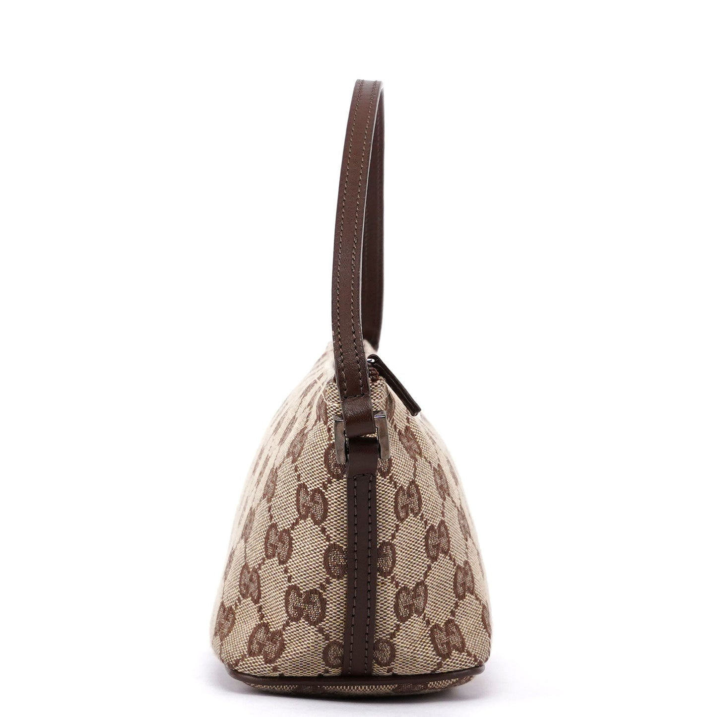 Beige Brown GG Boat Pochette