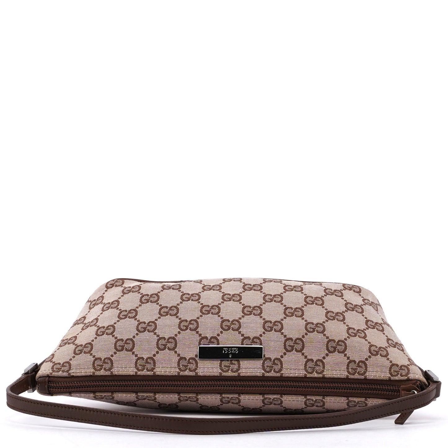 Beige Brown GG Boat Pochette