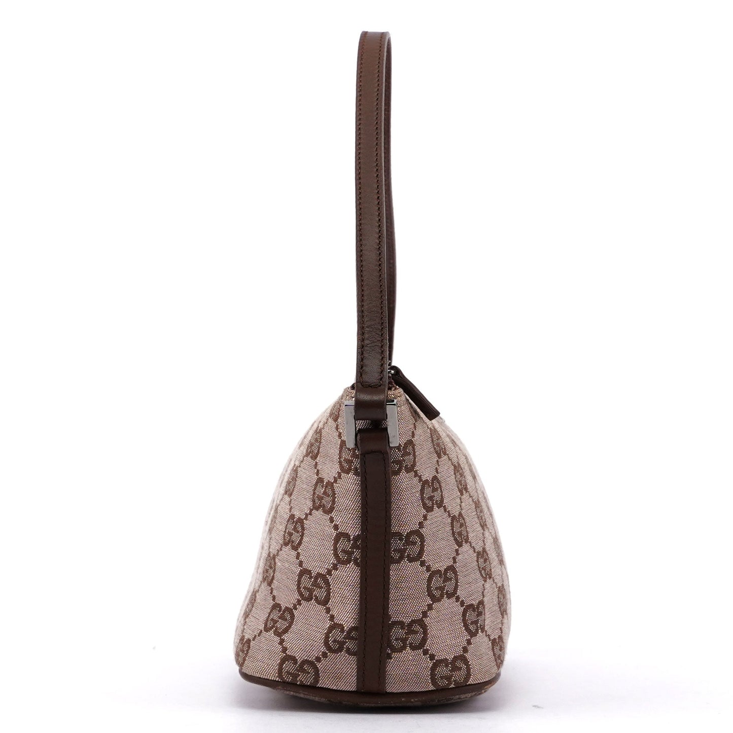 Beige Brown GG Boat Pochette