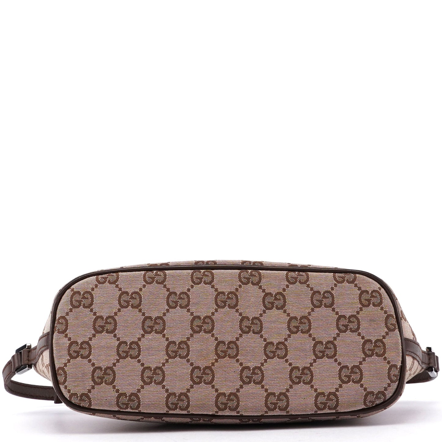 Beige Brown GG Boat Pochette