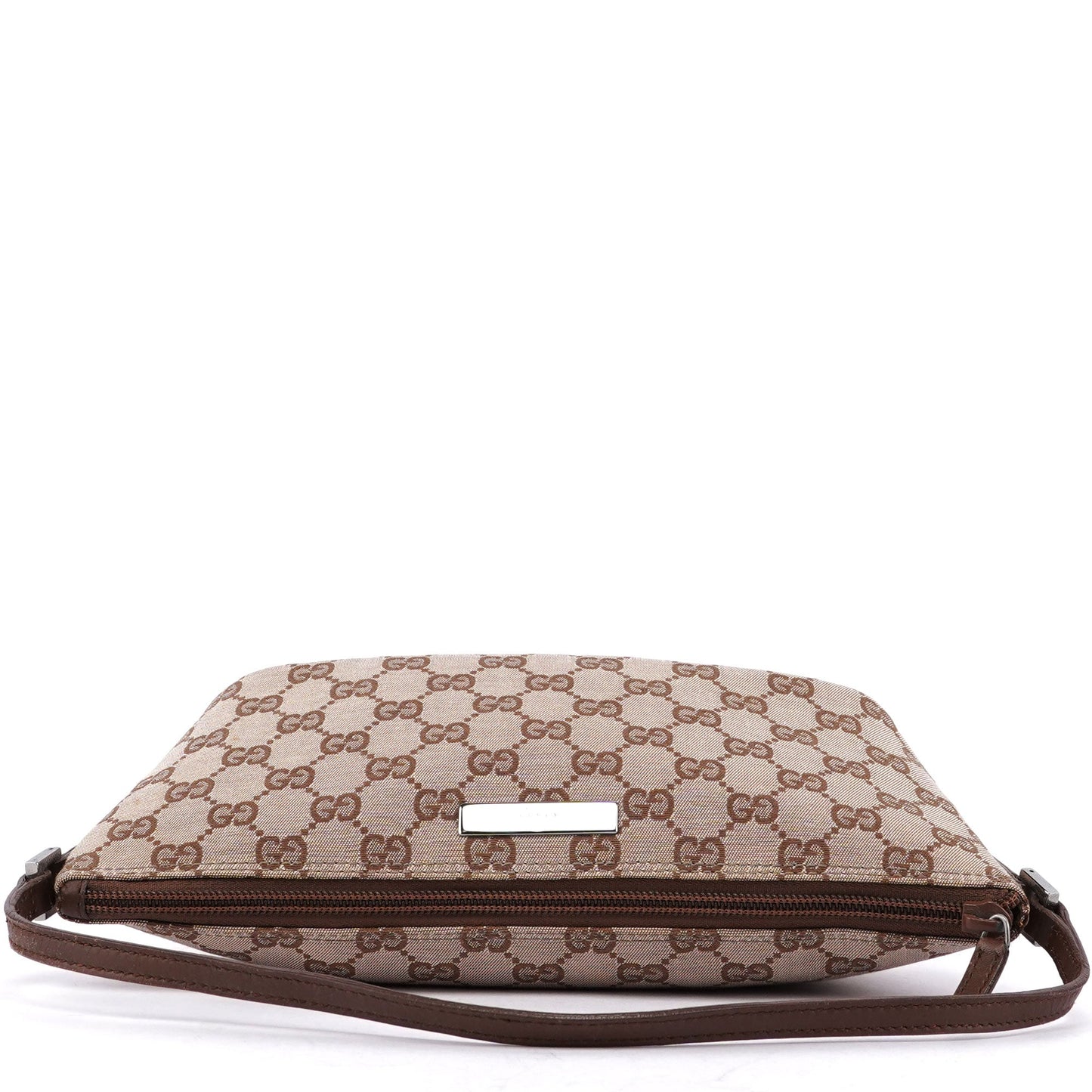 Beige Brown GG Boat Pochette