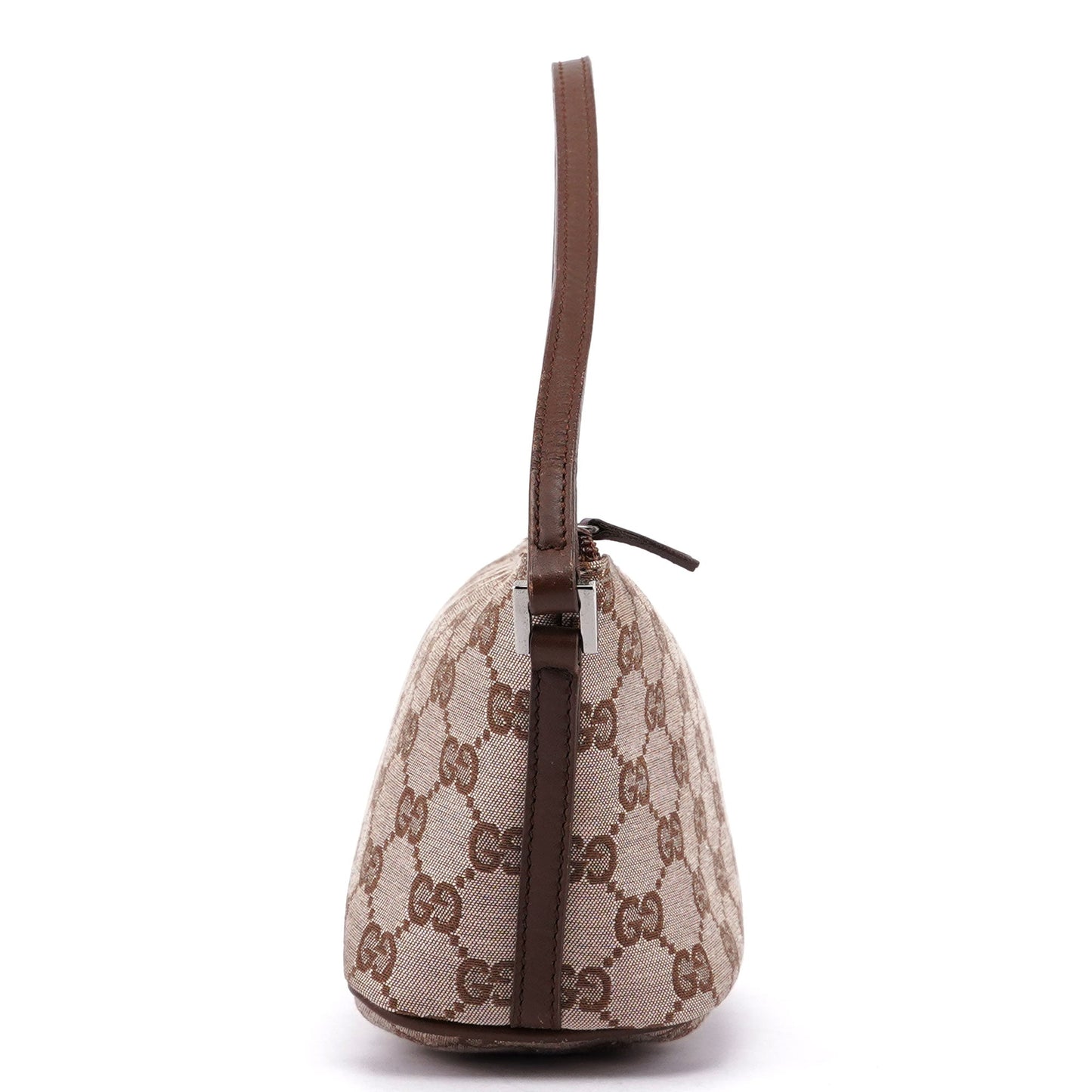 Beige Brown GG Boat Pochette