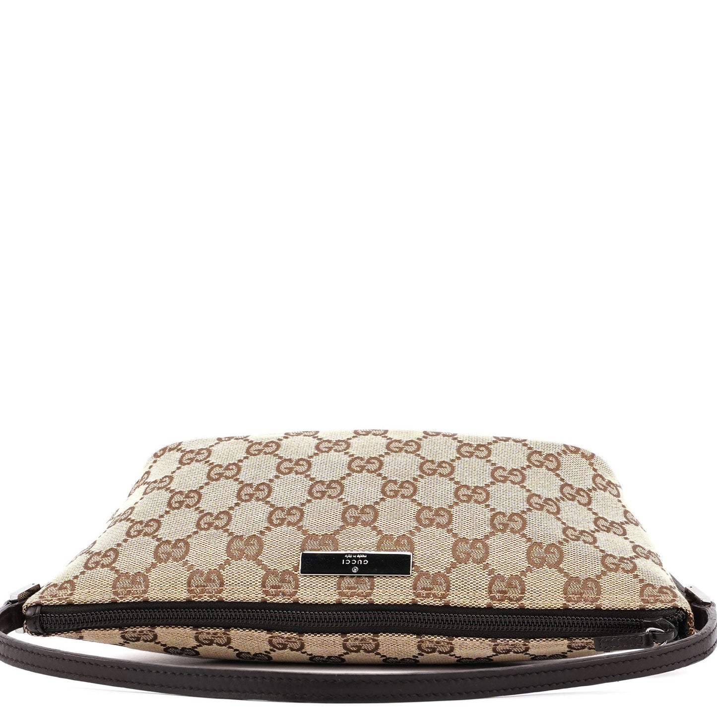 Beige Brown GG Boat Pochette