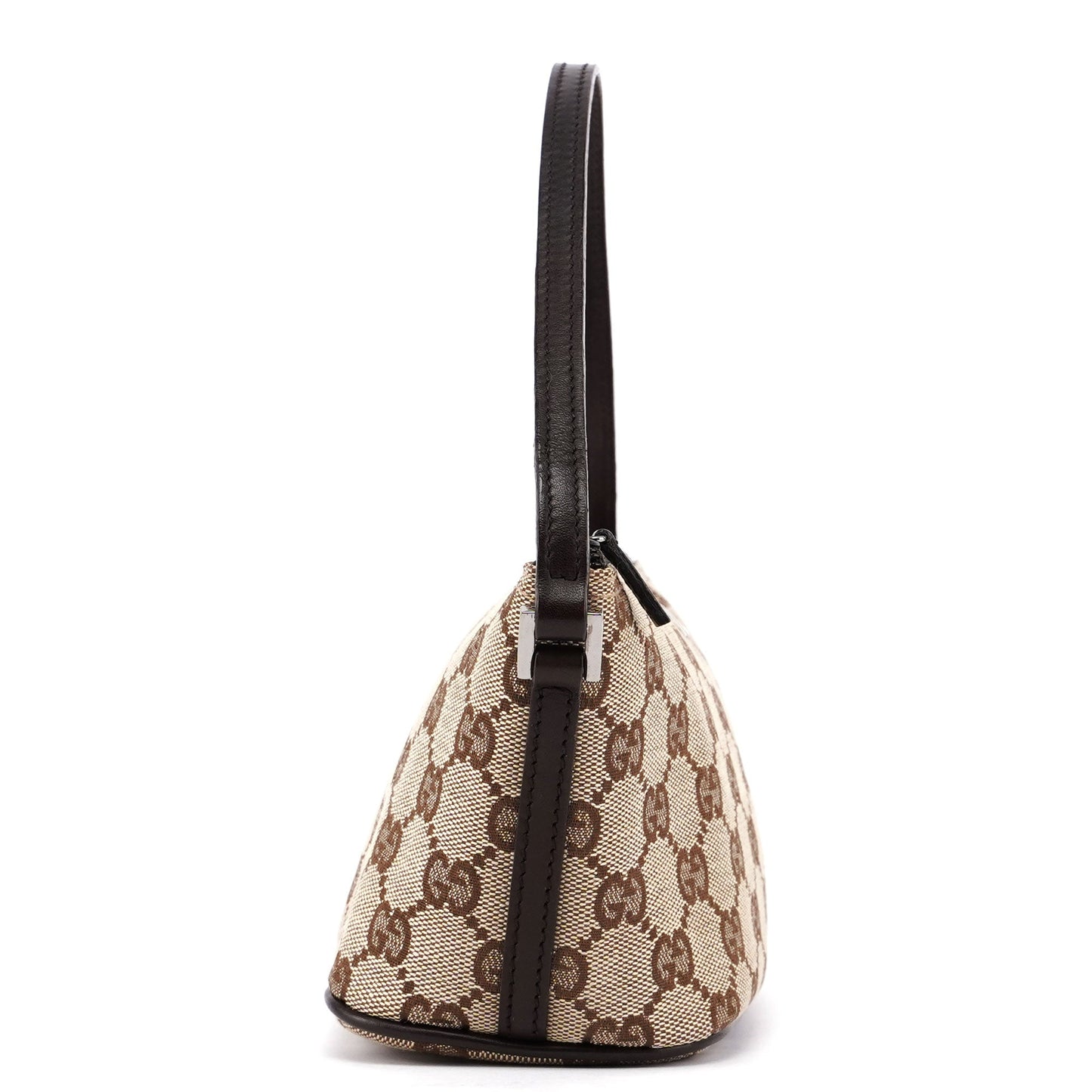 Beige Brown GG Boat Pochette