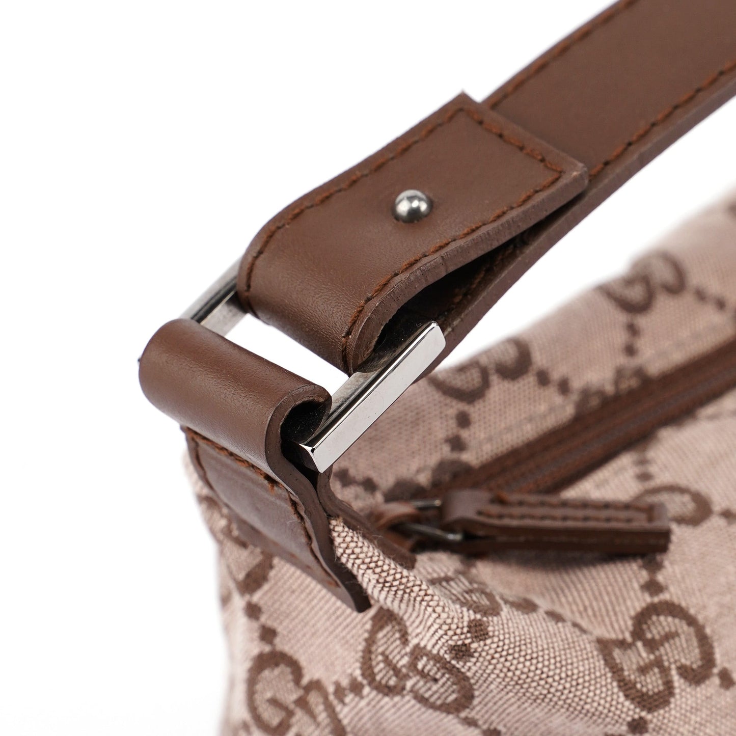 Beige Brown GG Handbag