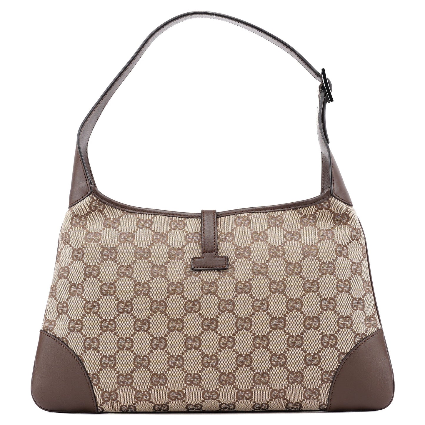 Beige Brown GG Jackie Shoulder Bag