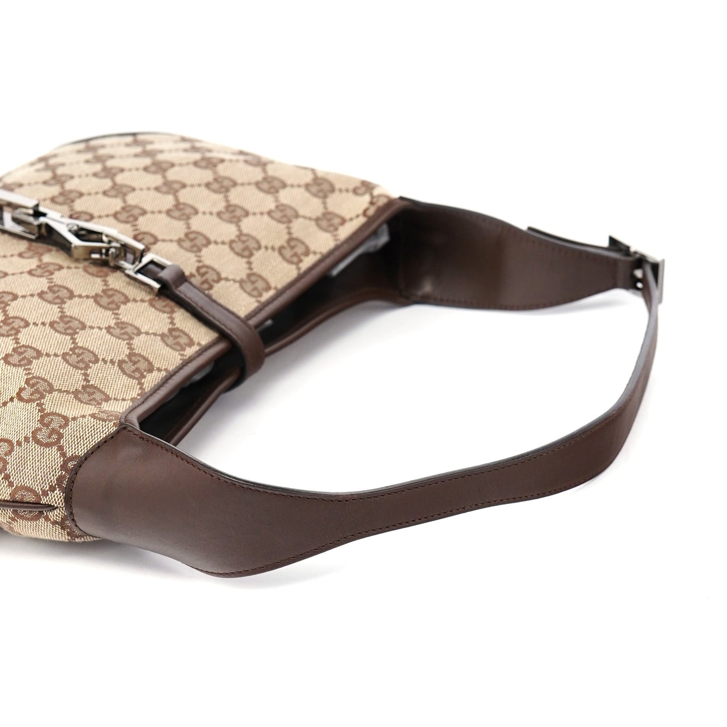 Beige Brown GG Jackie Shoulder Bag