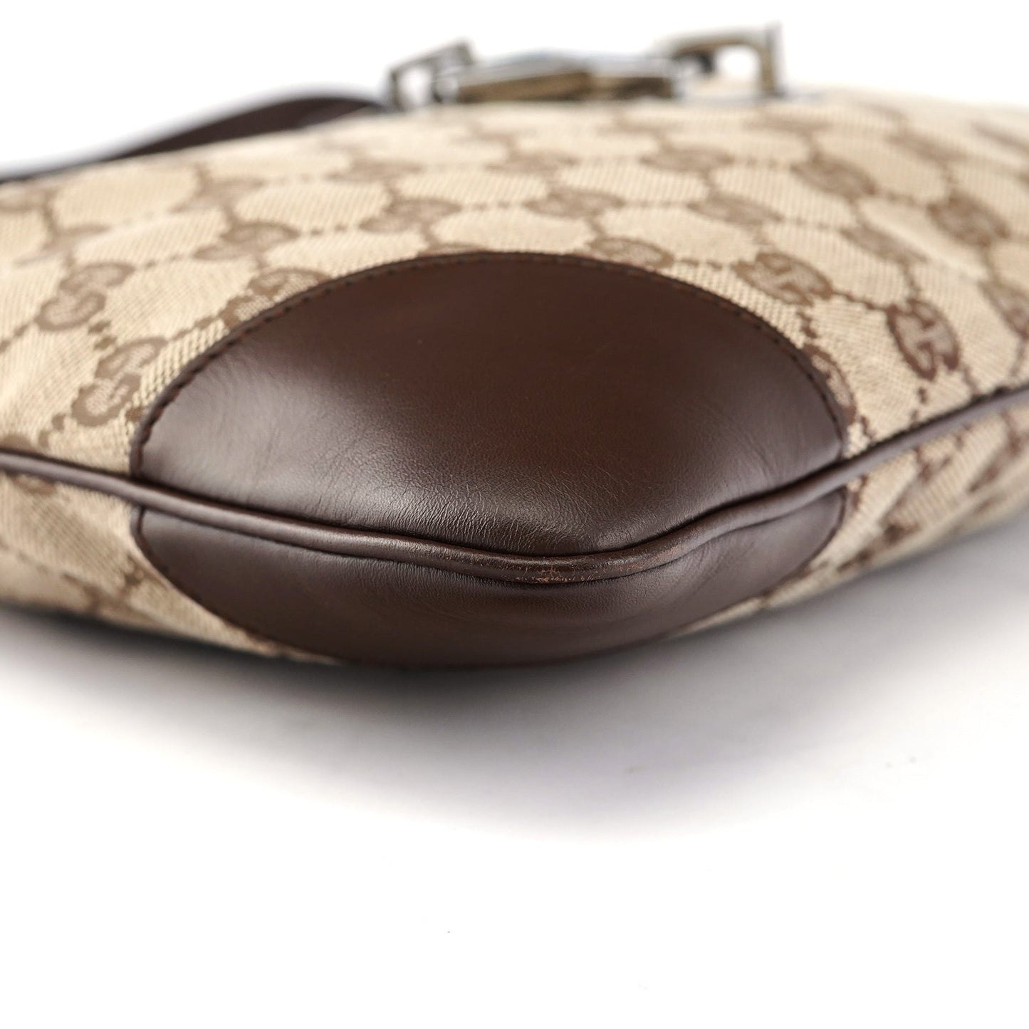 Beige Brown GG Jackie Shoulder Bag