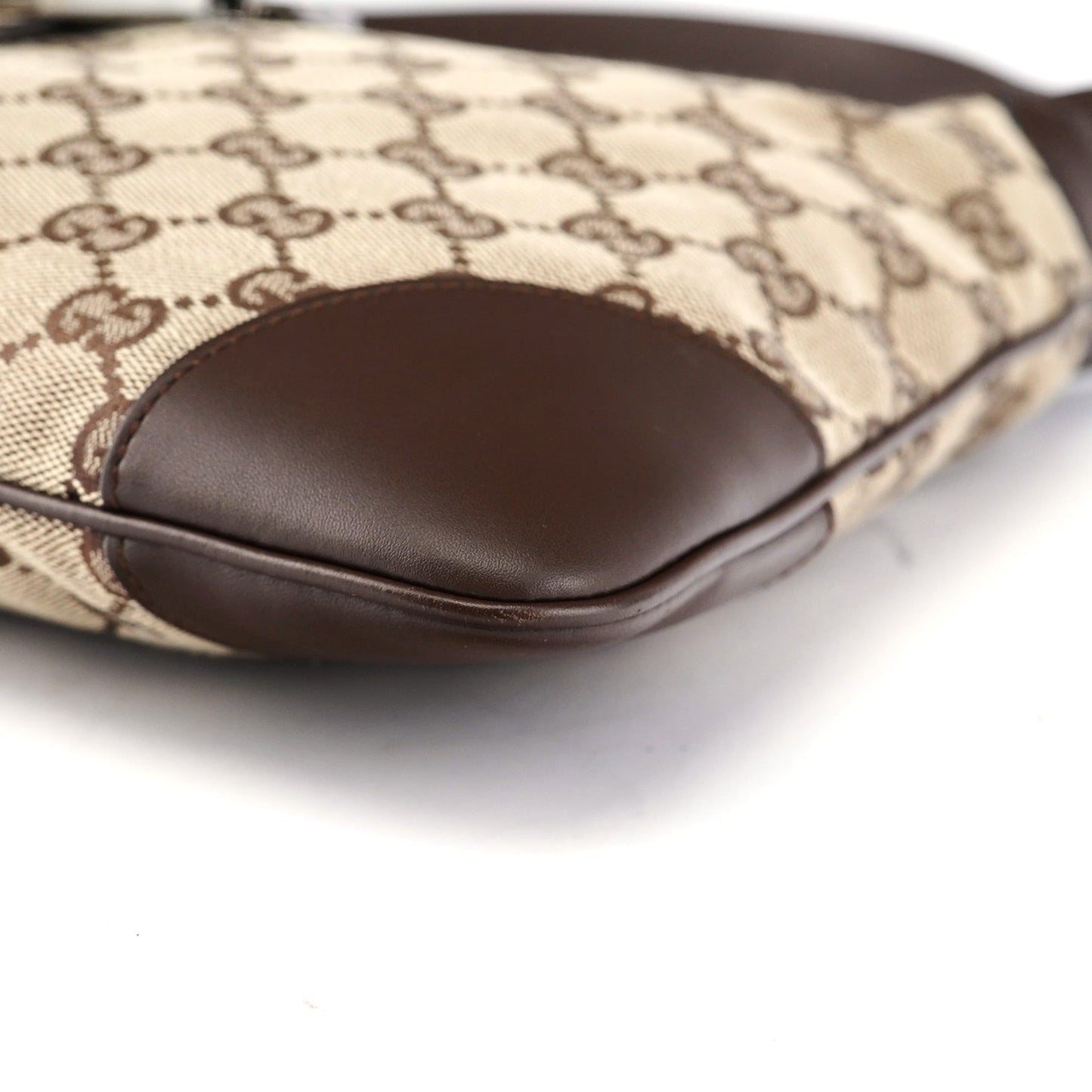 Beige Brown GG Jackie Shoulder Bag