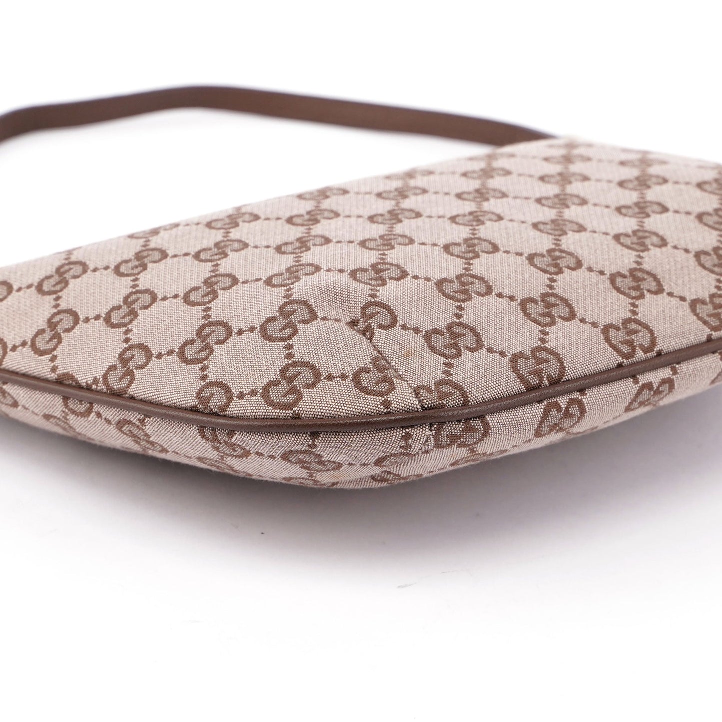 Beige Brown GG Shoulder Bag