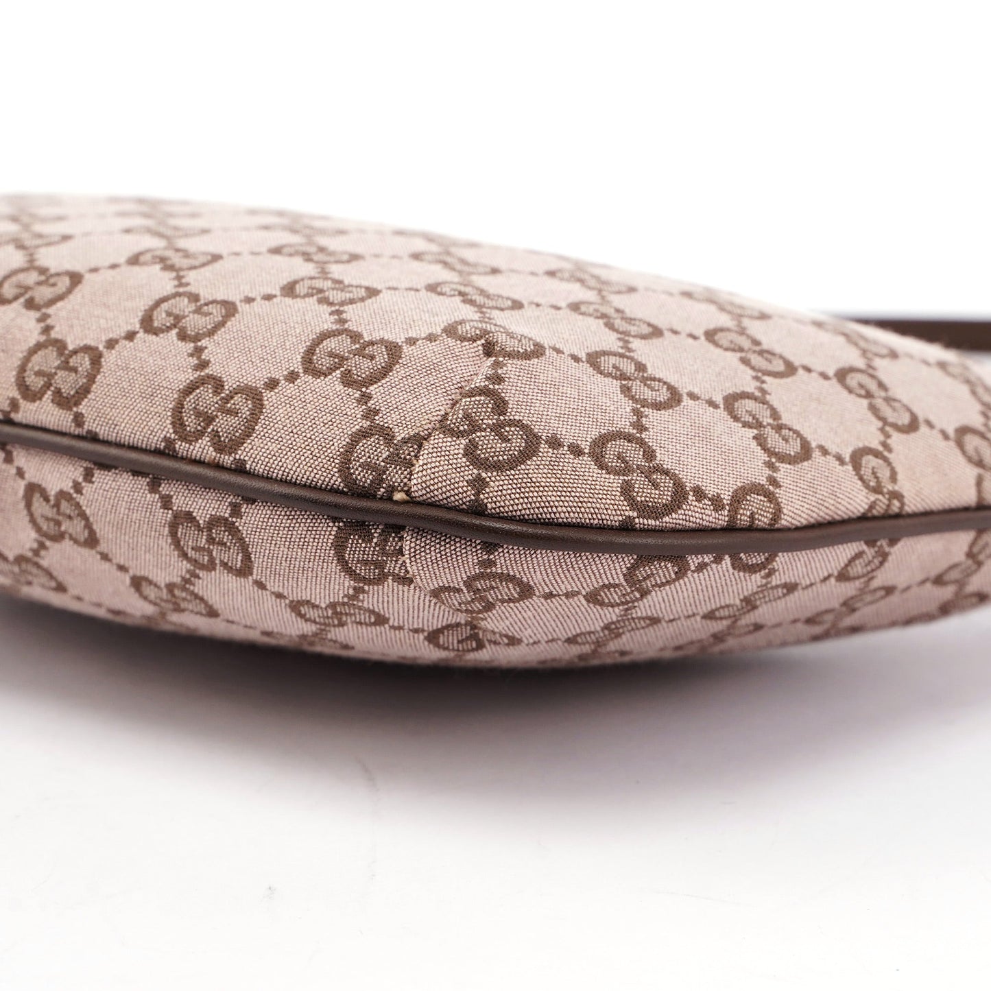 Beige Brown GG Shoulder Bag