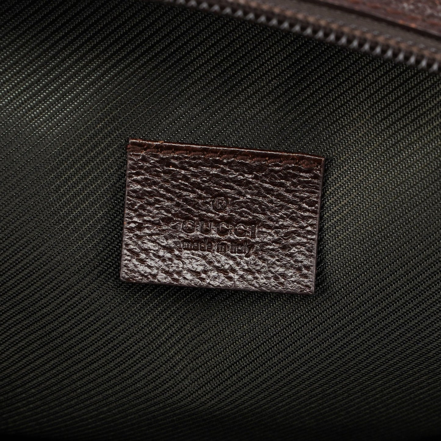 Beige Brown GG Small Bowling Bag