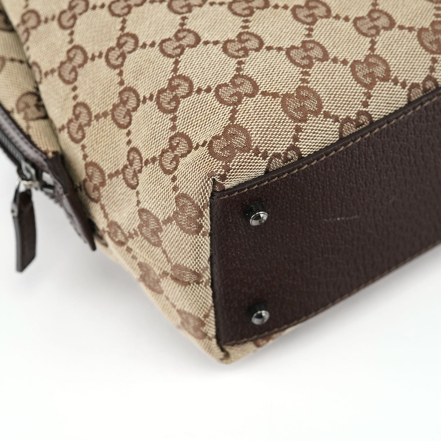 Beige Brown GG Tote Bag